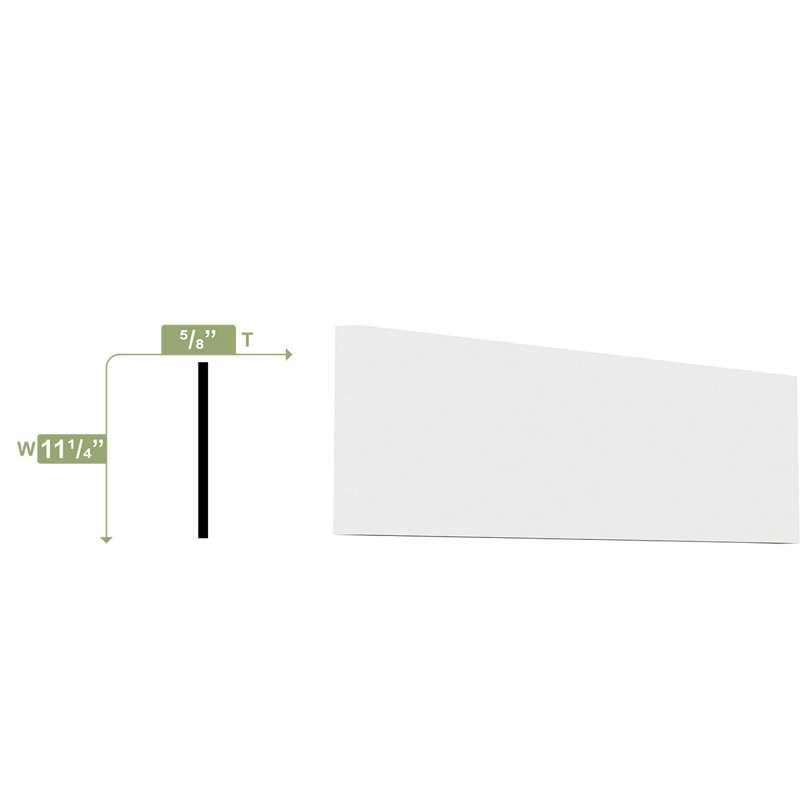 Moulure couronnée H 11 1/4 po x l 96 po x P 5/8 po