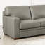 Canapé modulaire en cuir véritable de 136 po de large Dillon-159702191-159702186