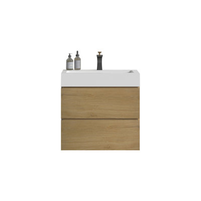 55 Base de meuble-lavabo simple mural 24 po 55 po