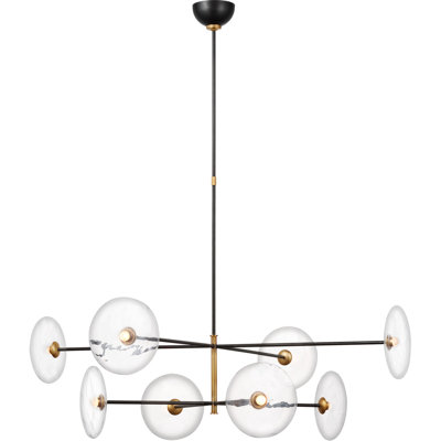 Ian K. Fowler Calvino Large Linear Chandelier