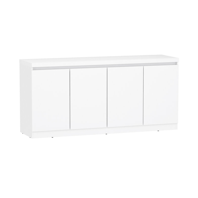 Buffet viennois de 62 po en blanc