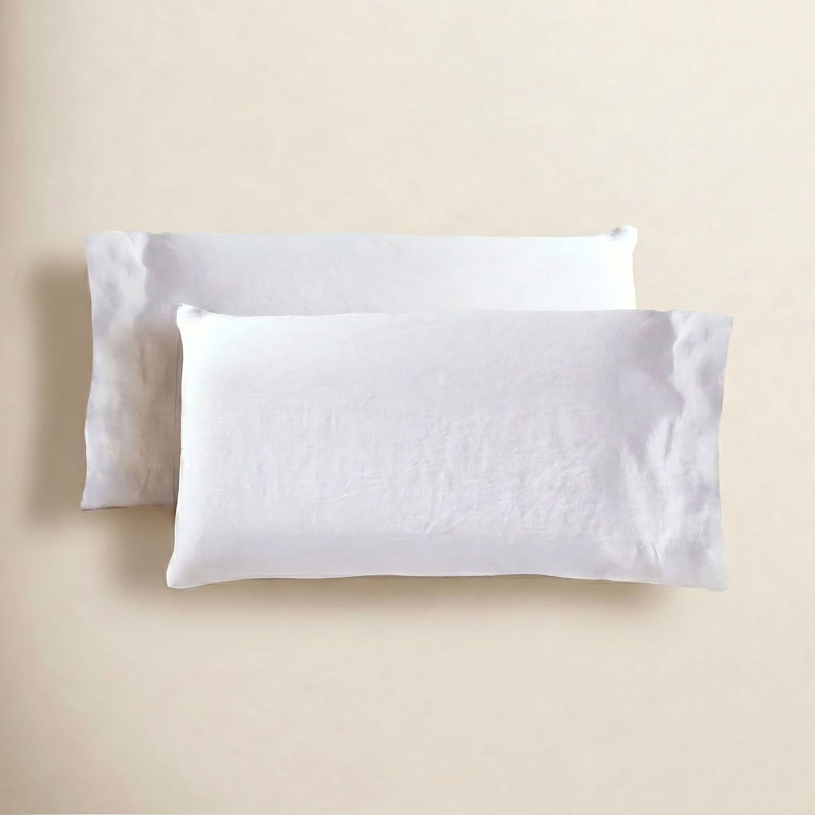 Frazier Linen Pillowcase, Eggshell White