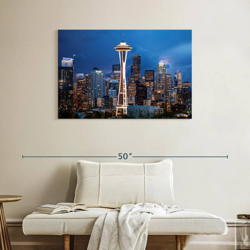 Kavia Space Needle Seattle, 26" H x 39" W