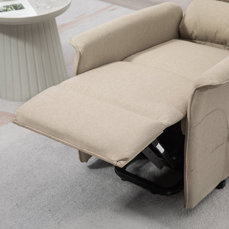 Forester Lift Assist Power Recliner, Beige Linen