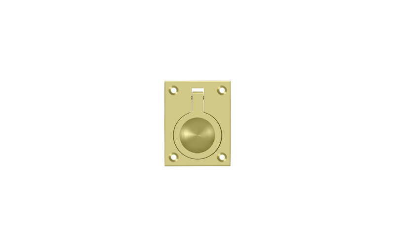 Ring Pull, Polished Brass