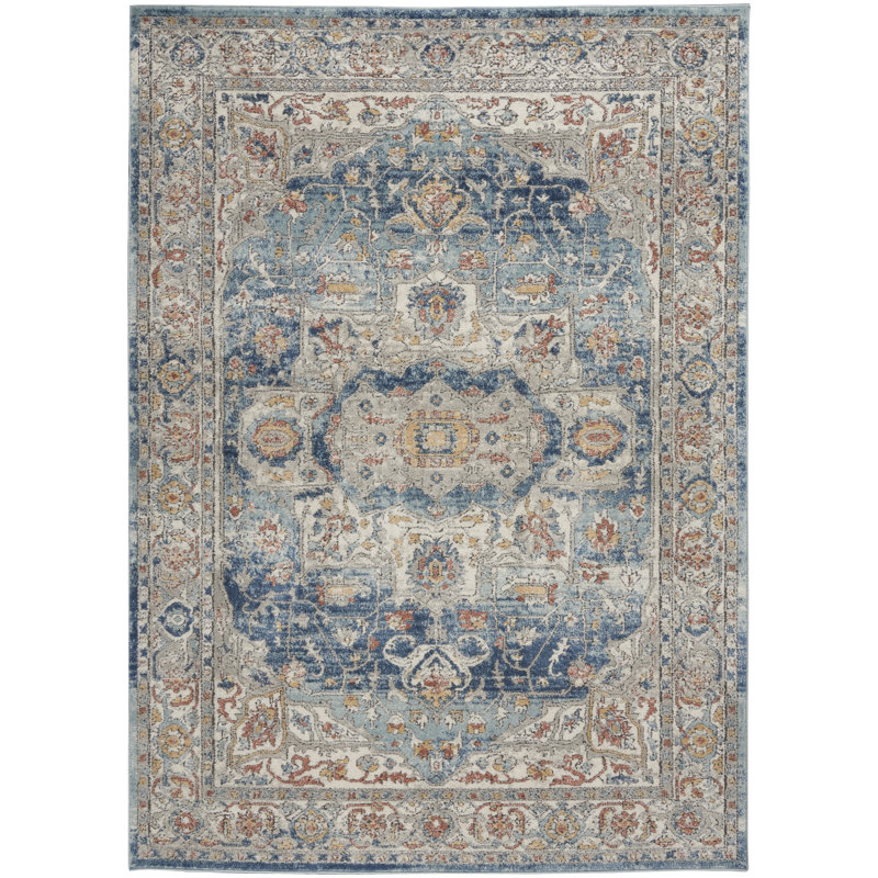Tapis beige Freeda, Rectangle 5 pi 3 po x 7 pi 3 po