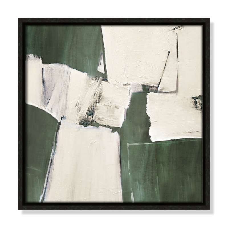 «Summer Sage Plateau I» par Judith Shapiro, Espresso, H 13,5 po x l 13,5 po