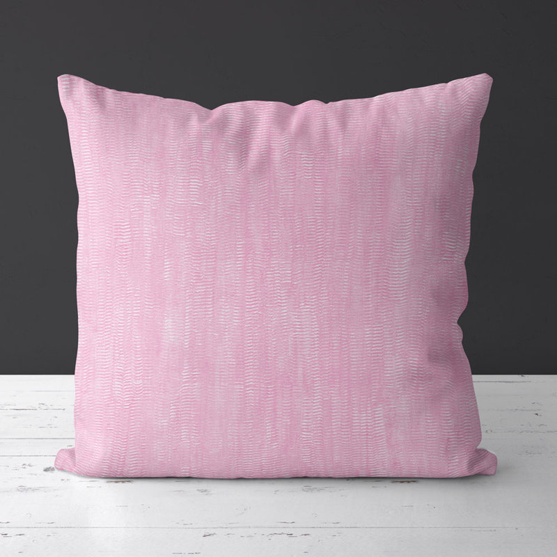 Housse de coussin carré et insert, Rose