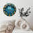 Unique Blue Ocean Artistic Wall Clock