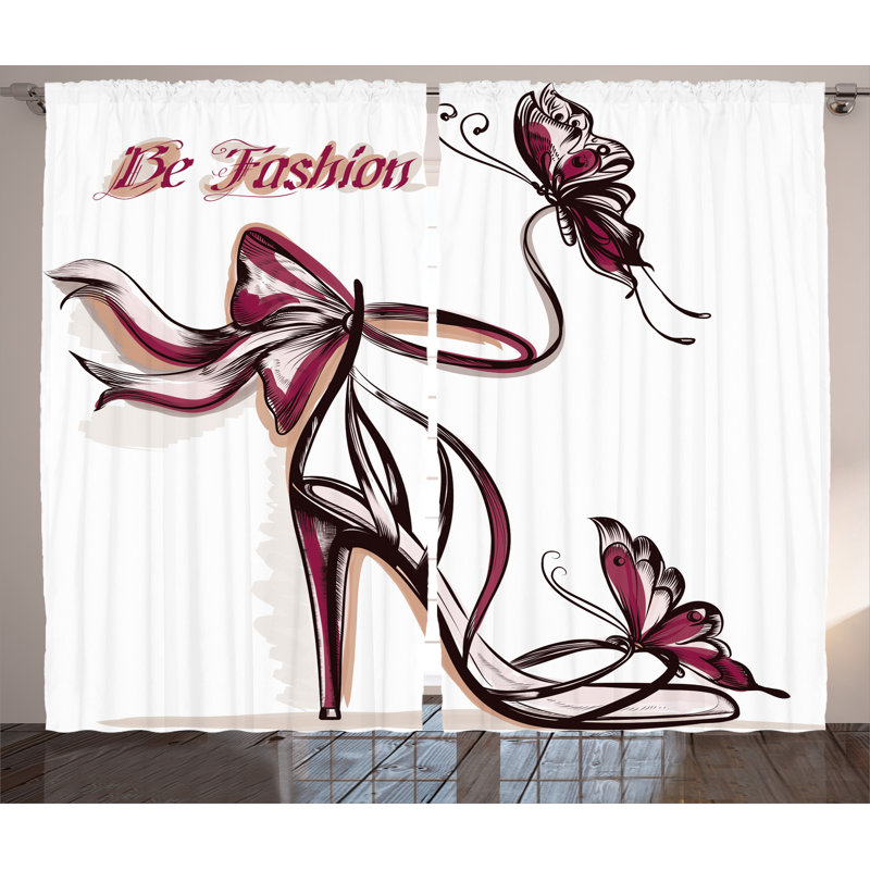 Semi Sheer Curtain Pair, 54" W x 90" L