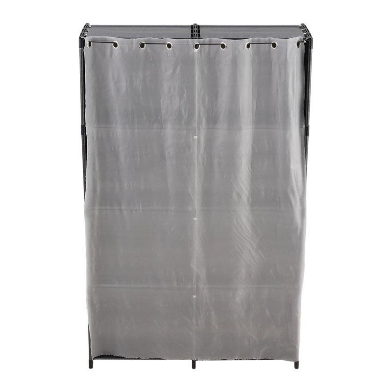 80cm Portable Wardrobe, Black