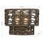 Silencio 2-Light Wall Wall Sconce in Riviera Brass by Breegan Jane