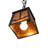 5.5" Square Valley View Mini Pendant