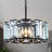 5 Light 19.69'' Modern Crystal Prism Drum Tiered Chandelier