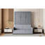 Full Size Gray Bed, Bed Combination, Space For Small Spaces, And Plywood