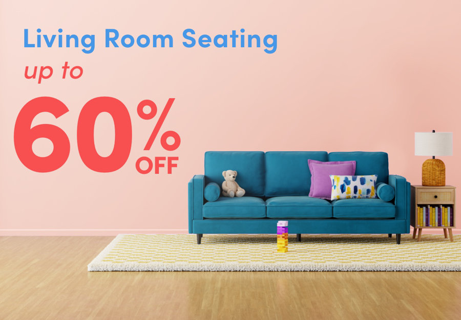 Living Room Seating up to 60% off