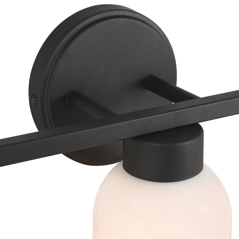 Leblanc 3-Light Bathroom Wall Light, Matte Black