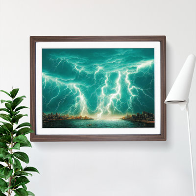 Urban Thunderstorm - Framed Print