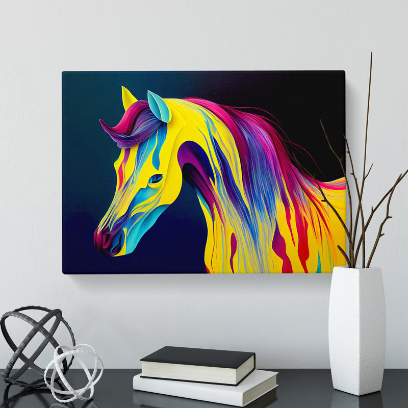 A Painted Horse - Wrapped Canvas