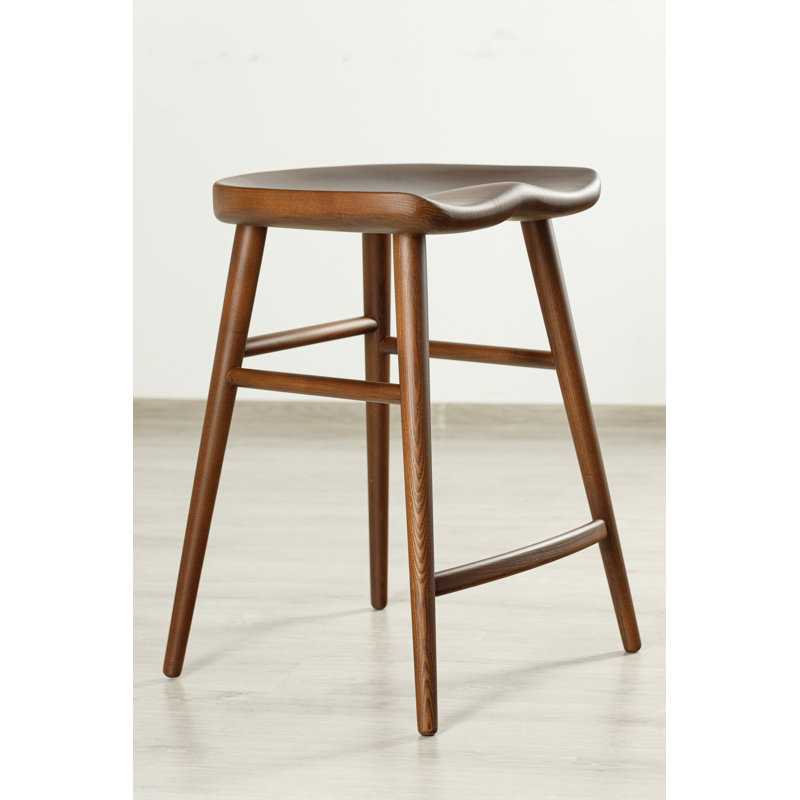 Alma Bar Chair, Matte Brown, Counter Stool (25” Seat Height)