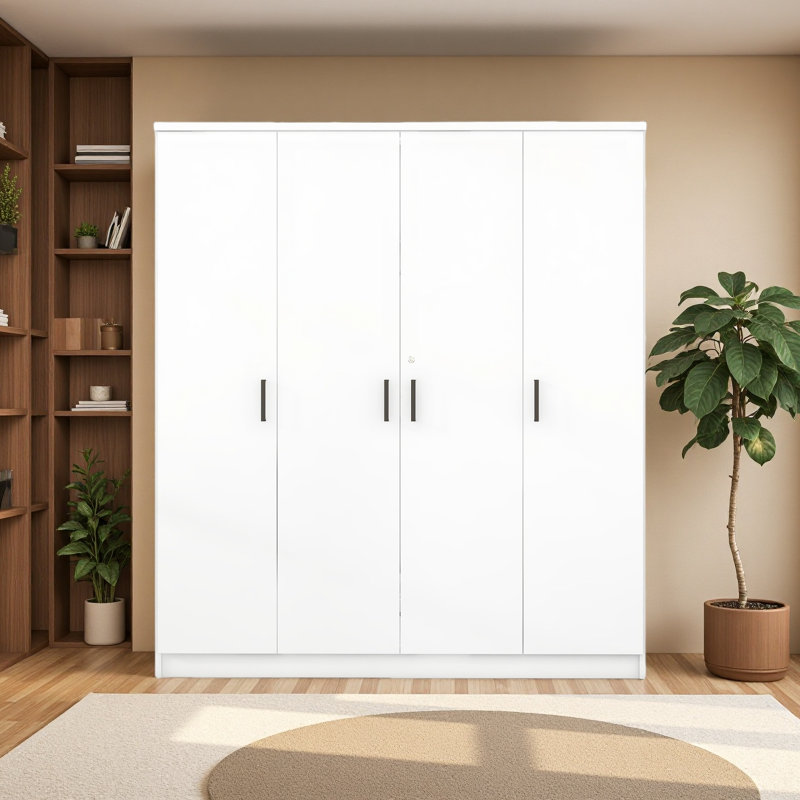 Armoire 4 portes avec 1 tiroir