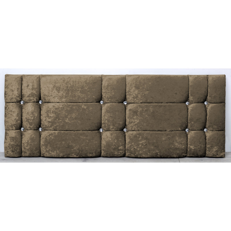 Velasco Upholstered Headboard, Double (4'6), Truffle