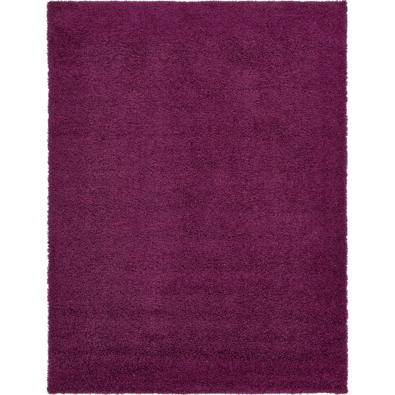 Tapis mauve aubergine Capwell, Rectangle 9 pi x 12 pi