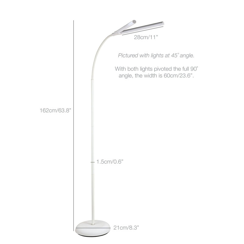 Dawnesha 162cm Arched Floor Lamp