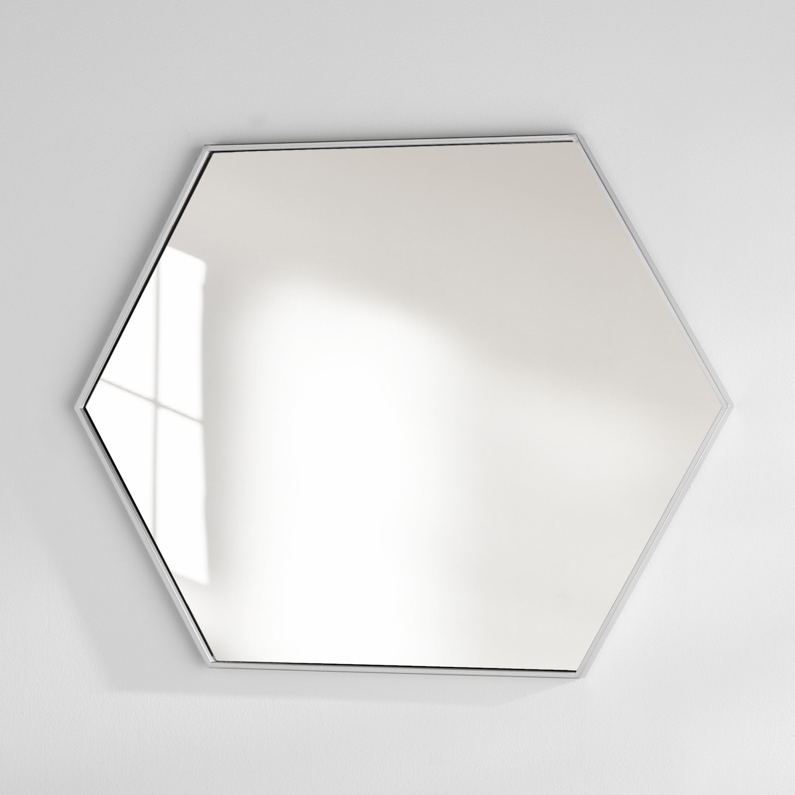 Sabine Accent Mirror, Silver, 35" H x 41" W