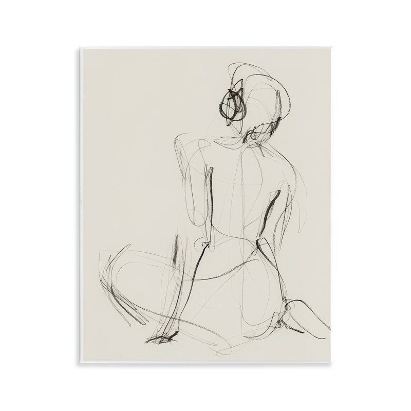 Art mural «Nude figure Study» par Victoria Barnes