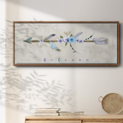 Boho Arrow I- Framed Canvas