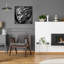 Art mural en verre Techno Face 1 'par KIR.DART-2049158929
