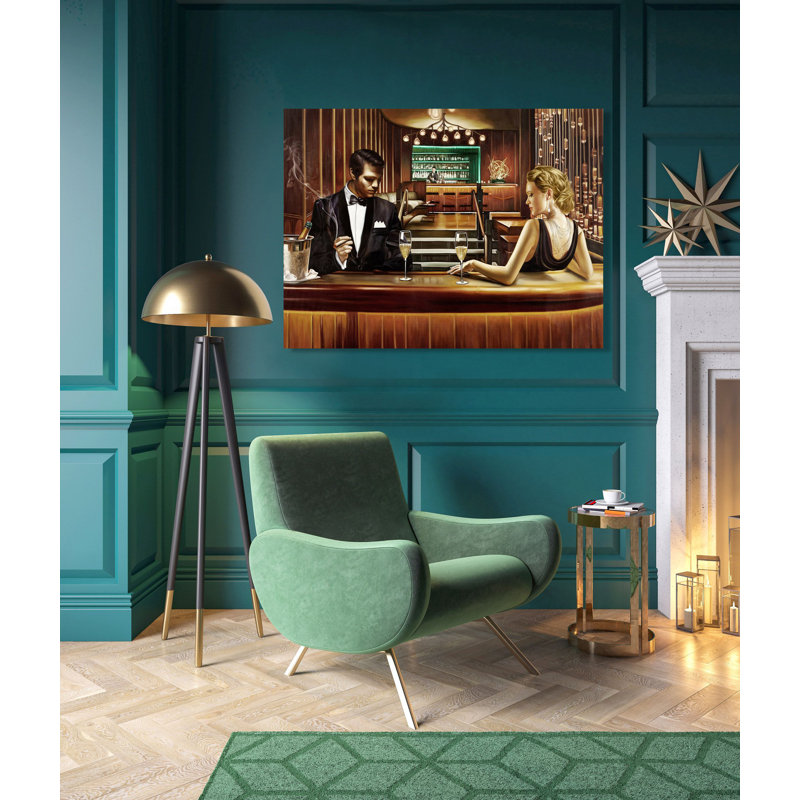 A Grand Night Out by Pierre Benson - Wrapped Canvas Painting, 50cm H x 70cm W x 4cm D