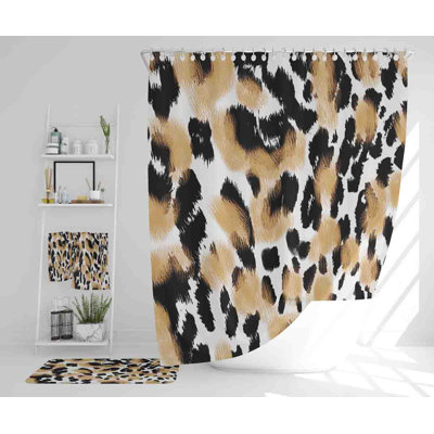 Nedrah Polyester Shower Curtain Set
