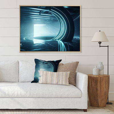 Quantum Universe Futuristic 3D - Abstract Shapes, art mural
