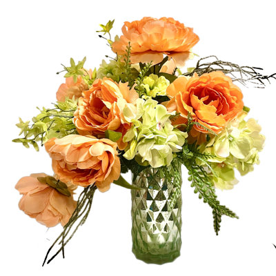 Arrangement mixte dans un vase