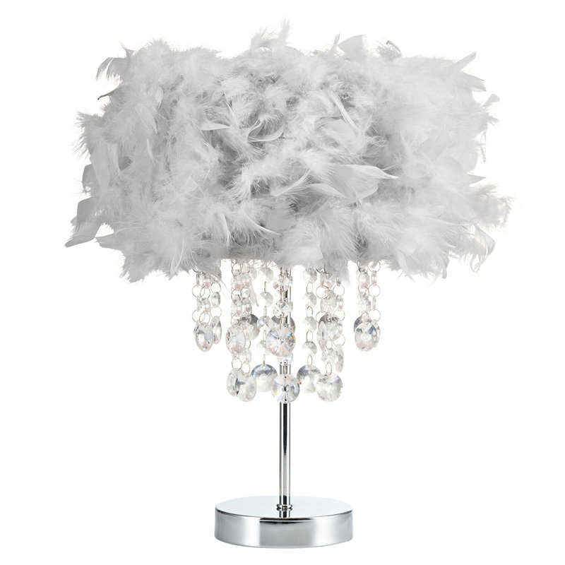 Metal Table Lamp, Grey