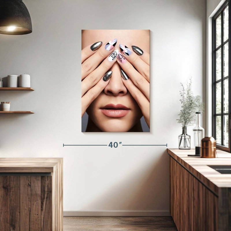 Shuttleworth Trendy Nails, 39" H x 26" W