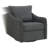 Kaisen Upholstered Swivel Armchair-58535612