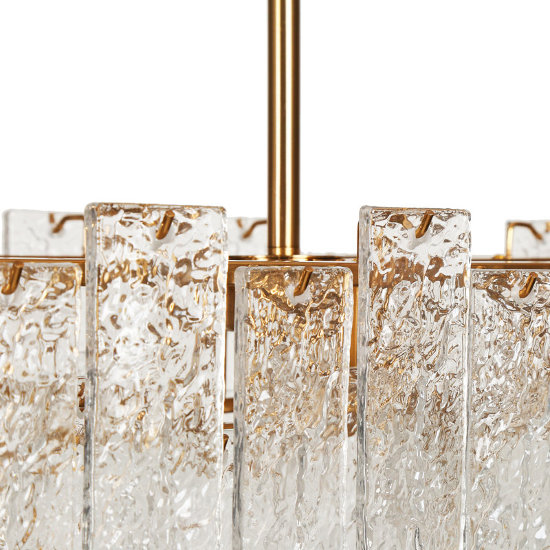Lustre rectangulaire à 7 lumières l 31 po Kethe