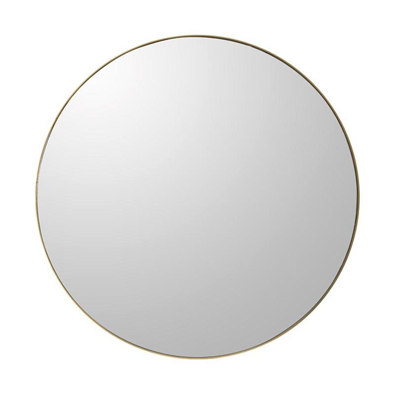 Eaton Round Mirror, Gold, 30" x 30"