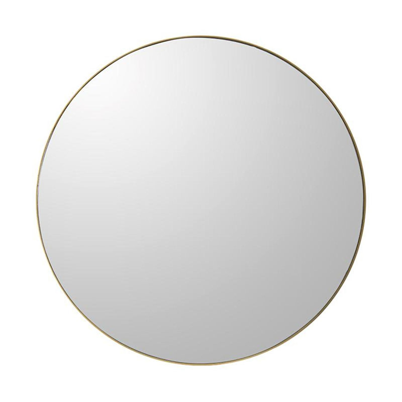 Franco Round Mirror, Gold, 30" x 30"