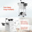 Rolling Craft Cart Metal Storage Cart with Lockable Drawer Salon SPA Trolley-93101721