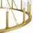 Adriana 47" W 16-Light Dimmable Wagon Wheel Chandelier with Sloped Ceiling Adapter-1133963607