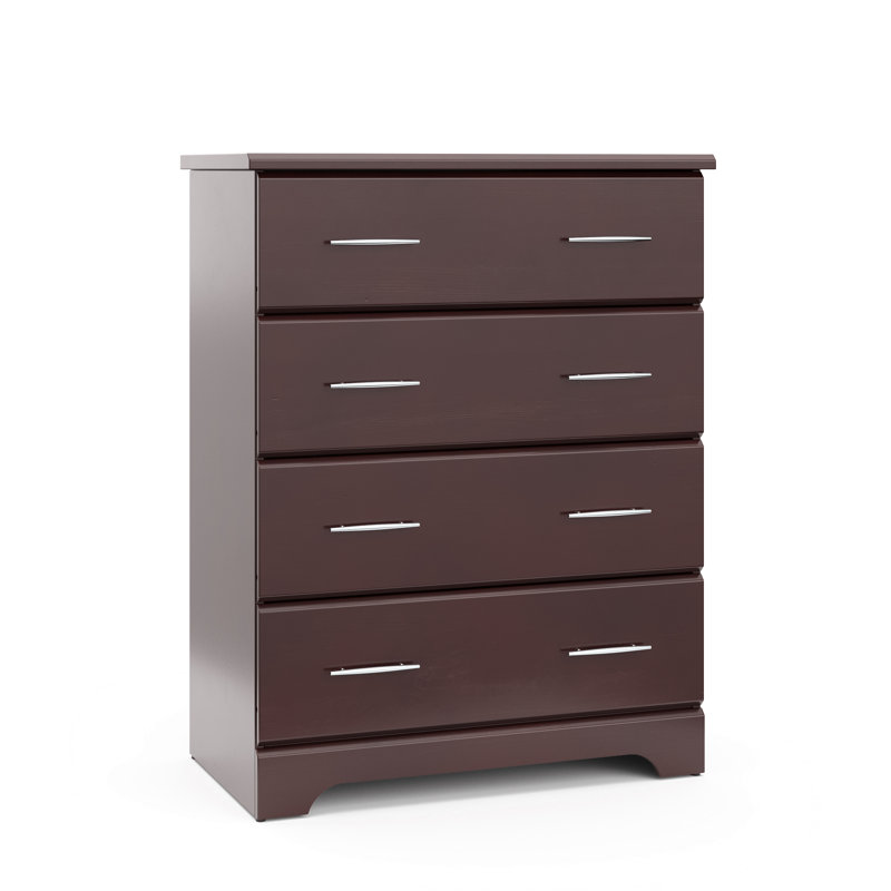 Espresso GREENGUARD Certified 4-Drawer Nursery Dresser