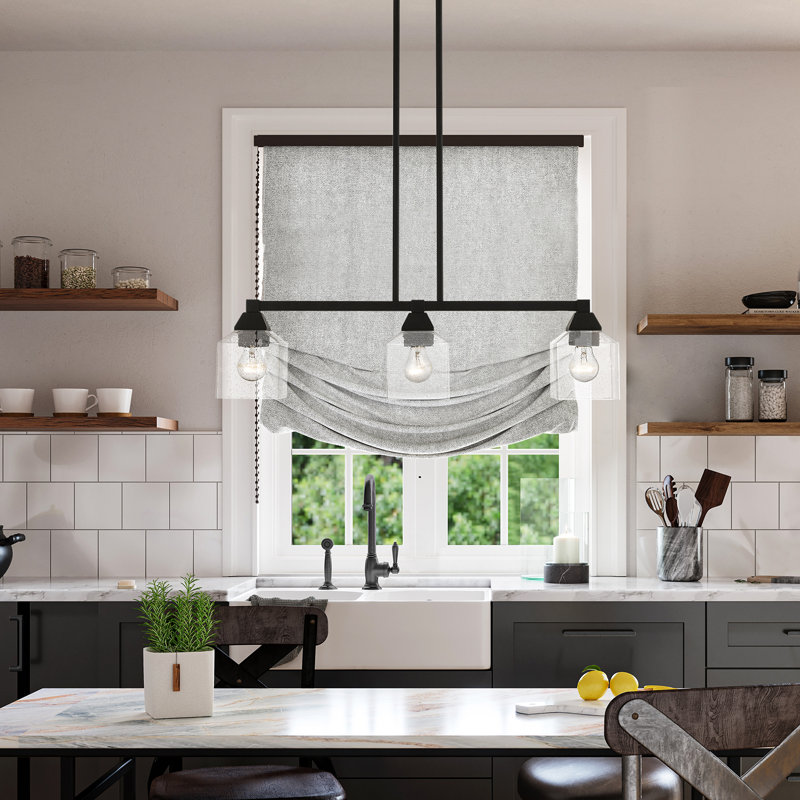 Lustre linéaire Ashanni, Noir