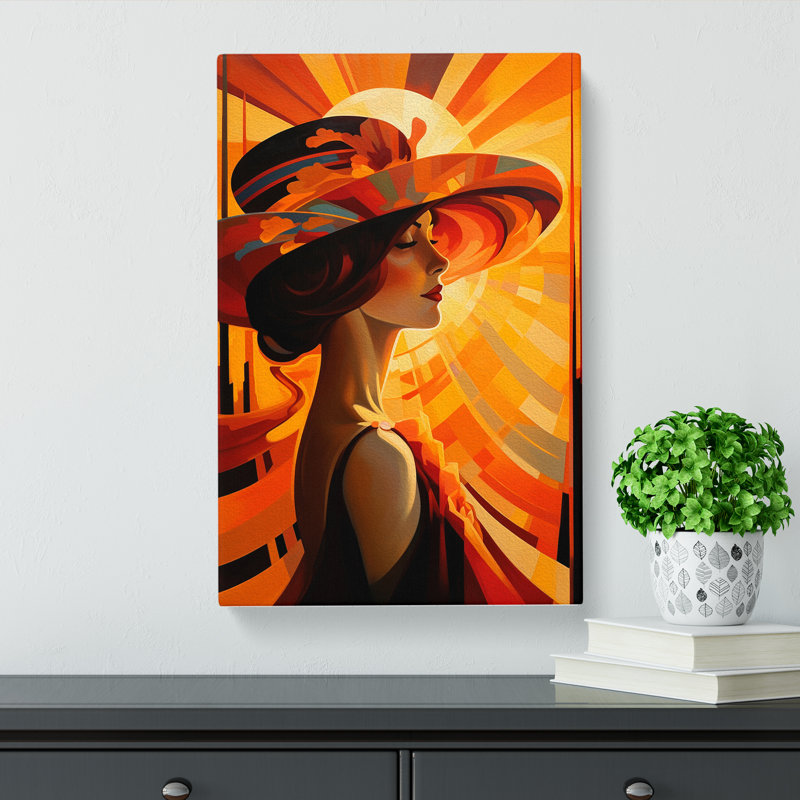 Sunset Expressionism No.2 - Wrapped Canvas, 50cm H x 35cm W x 3cm D