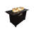 Zayin 24" H Steel Propane Outdoor Fire Pit Table With Lid-1283606645-1273504889