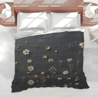 Pressed Floral Arrangement Comforter