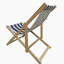 Chaise longue pliante Populus